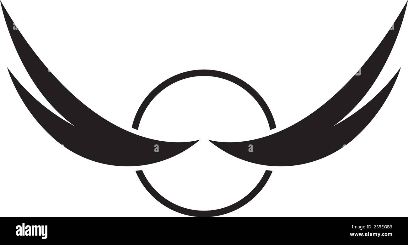 Wing logo symbol vector ilustration Stock Vector
