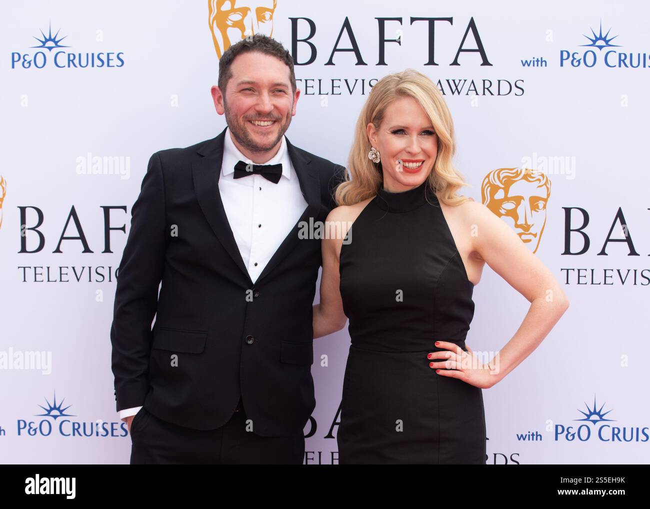 Jon Richardson and Lucy Beaumont attends the BAFTA Television Awards