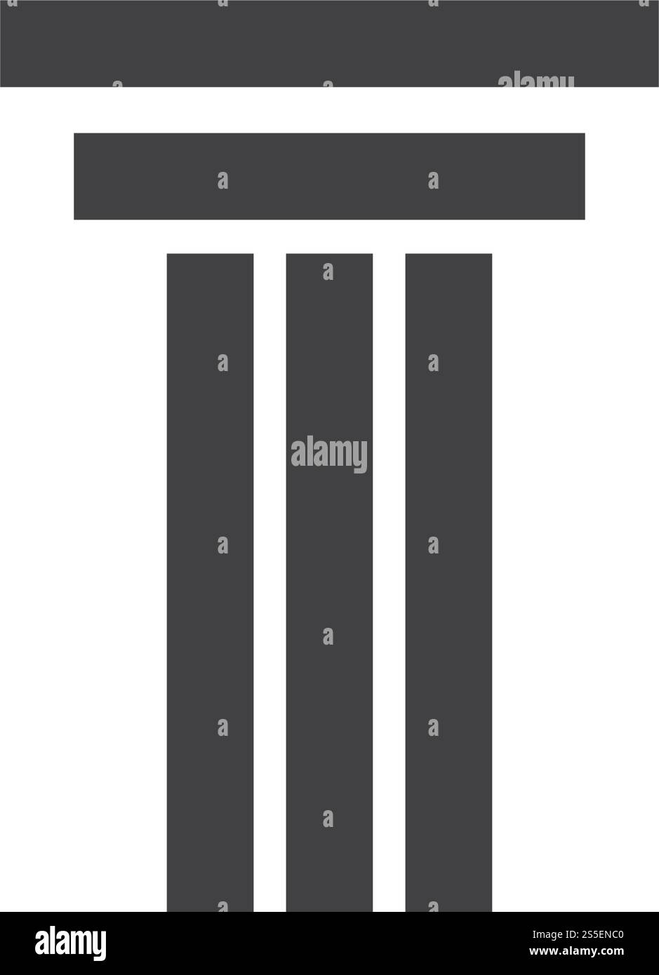 Vector Column Logo column Logo vector Template Stock Vector Image & Art - Alamy