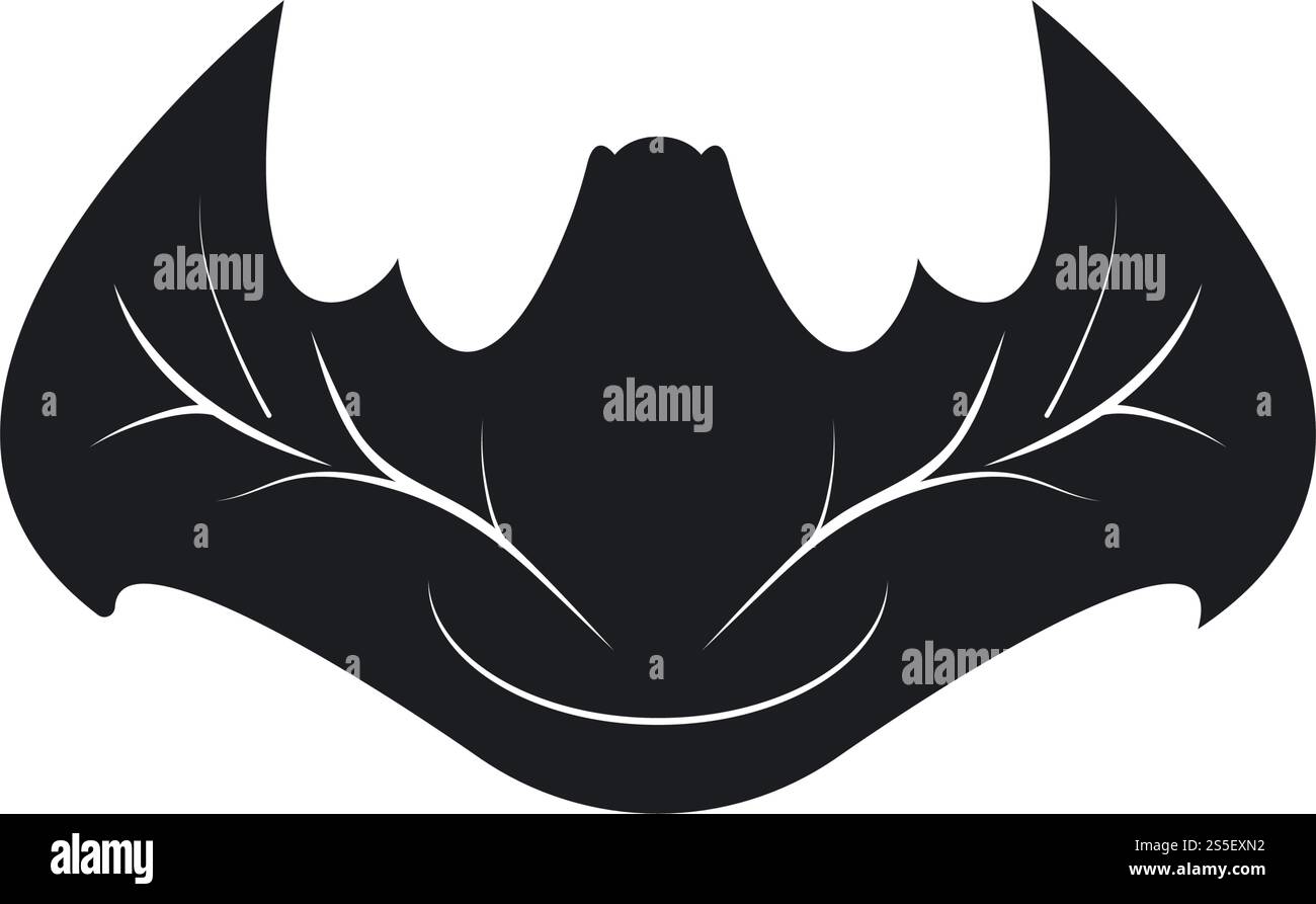 Bat ilustration logo vector template Stock Vector