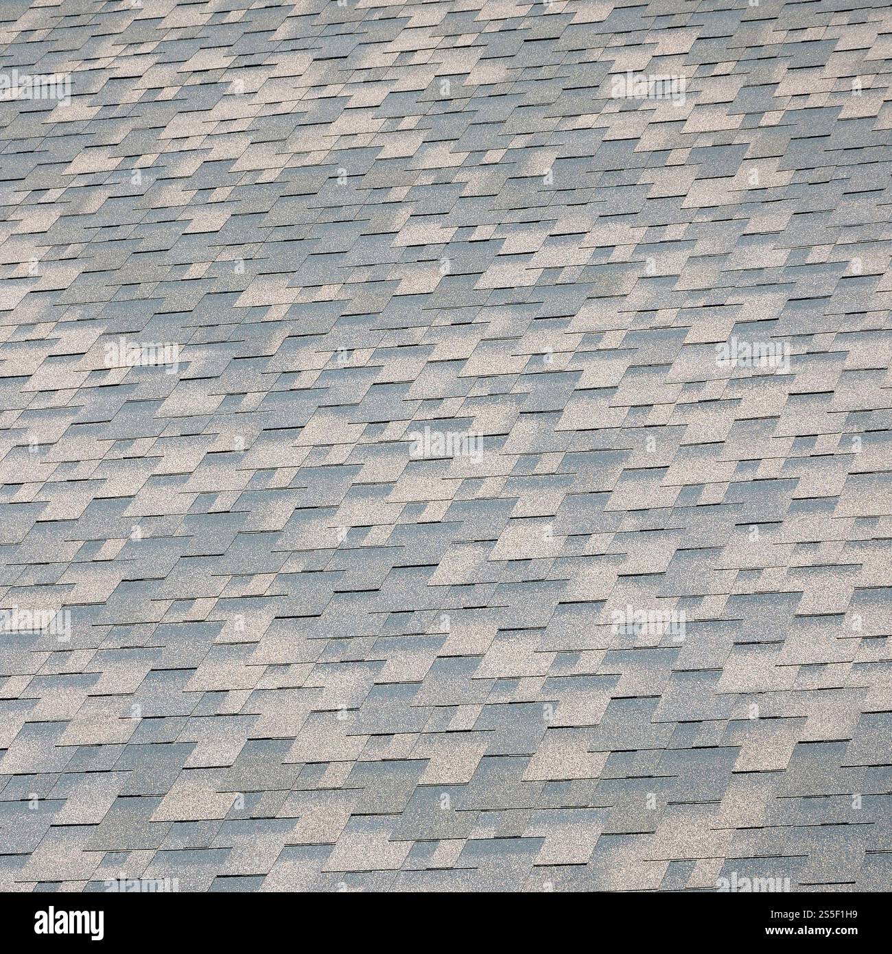 Flexible shingles of bitumen roofing surface. Background mosaic texture ...