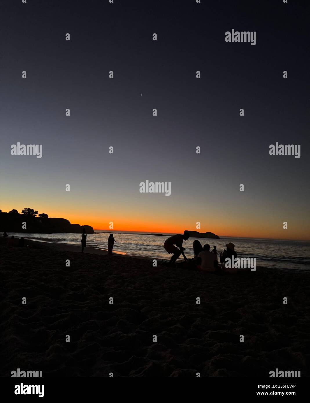 Sunset Evening in Cape Town - Smartphone Captured Stock Image