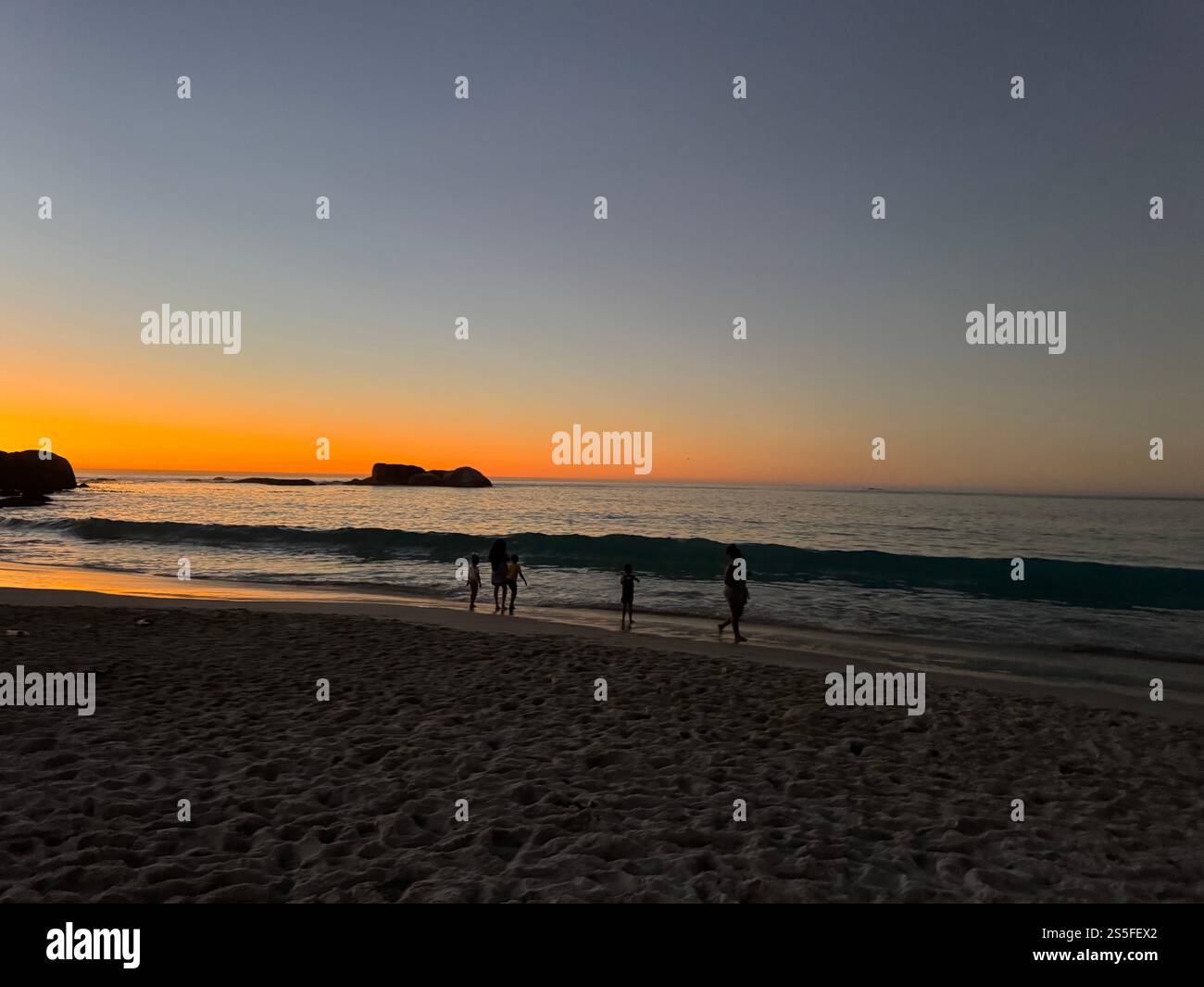 Sunset Evening in Cape Town - Smartphone Captured Stock Image