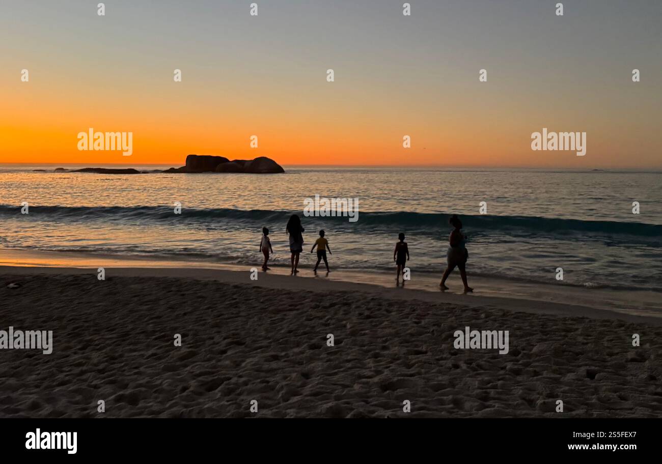 Sunset Evening in Cape Town - Smartphone Captured Stock Image