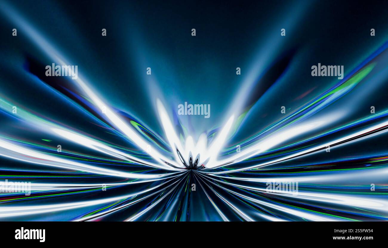 Abstract blue light rays hi-res stock photography and images - Alamy