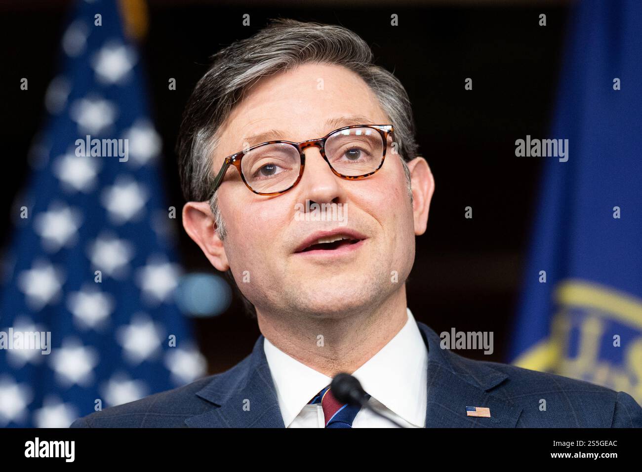 UNITED STATES - JANUARY 14: Speaker of the House Mike Johnson, R-La ...