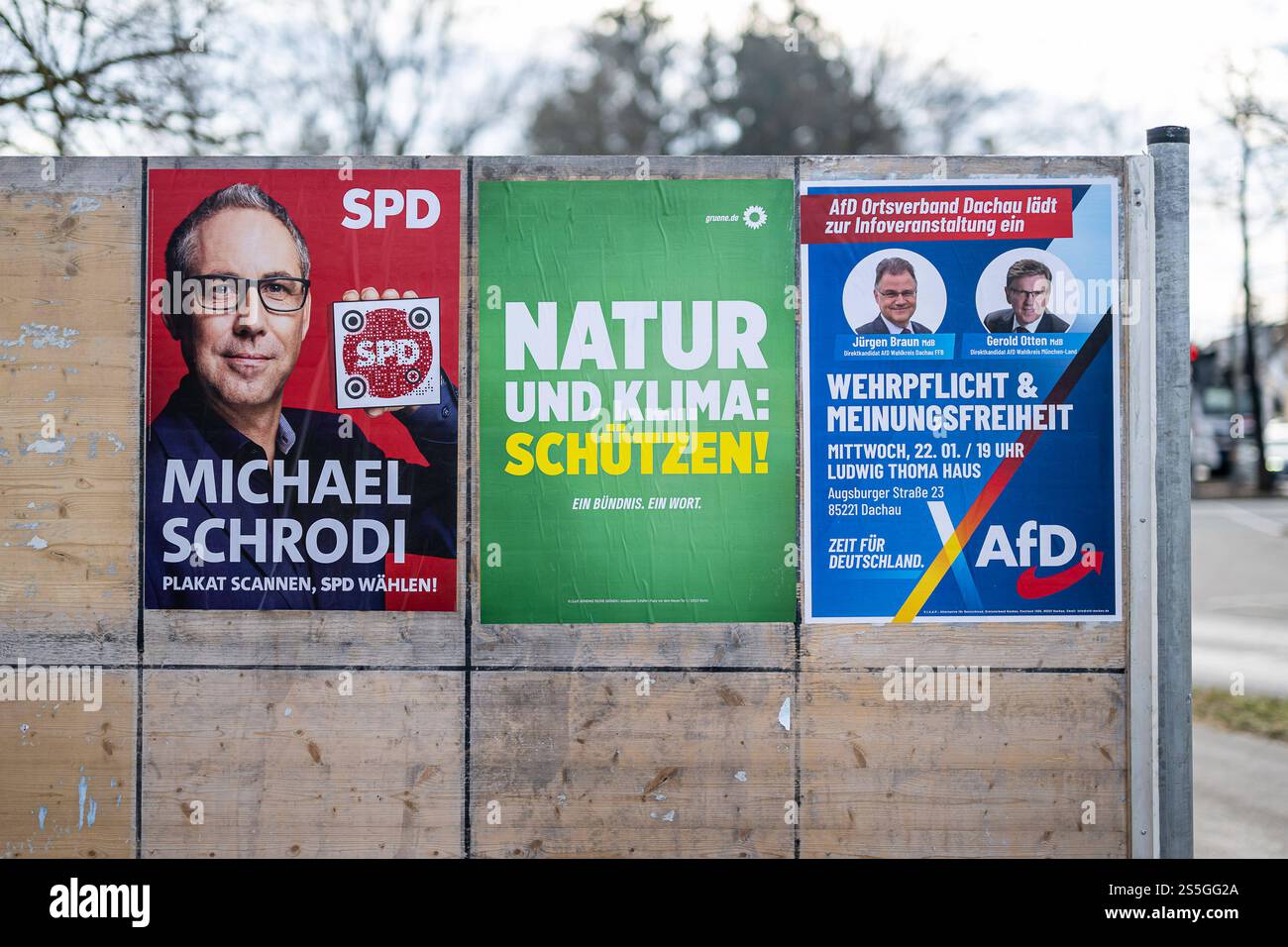 Muenchen GER, Themenbild, Wahlplakate zur Bundestagswahl in Deutschland ...
