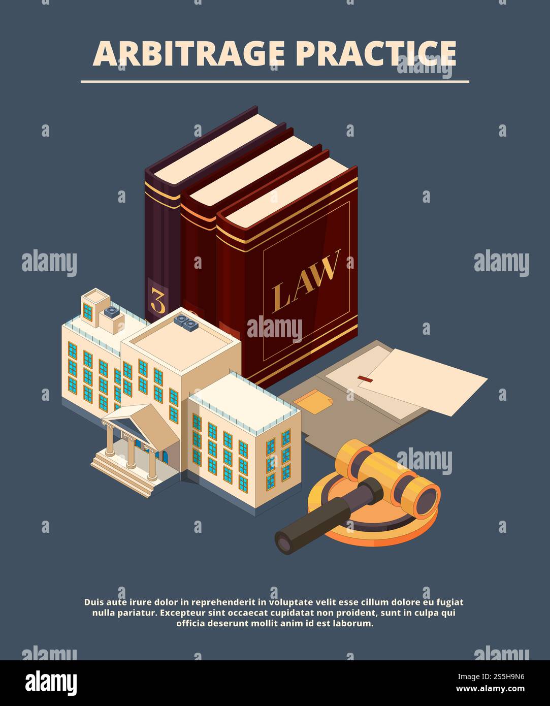 Legal justice concept. Judge law books and hammer prosecution courtroom ...
