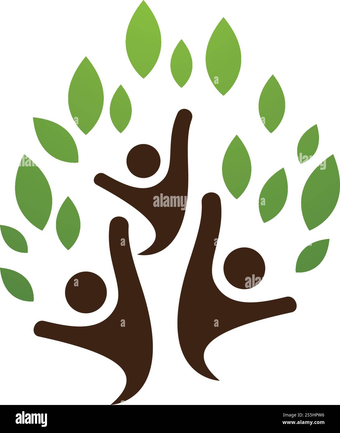 family tree logo template vector illustration Stock Vector Image & Art ...