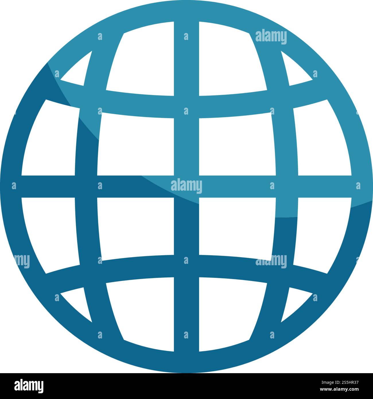 globe ilustration logo vector template Stock Vector