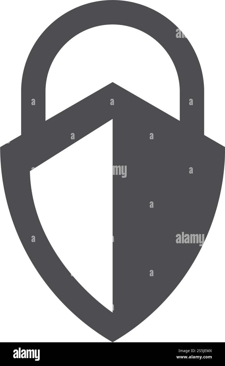shield security Lock logo vector template Stock Vector Image & Art - Alamy