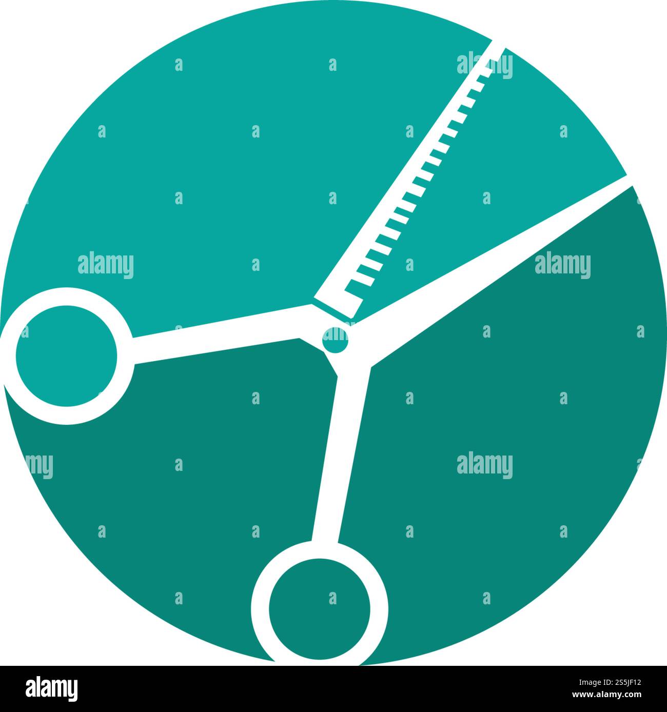 Scissor icon ilustration vector template Stock Vector