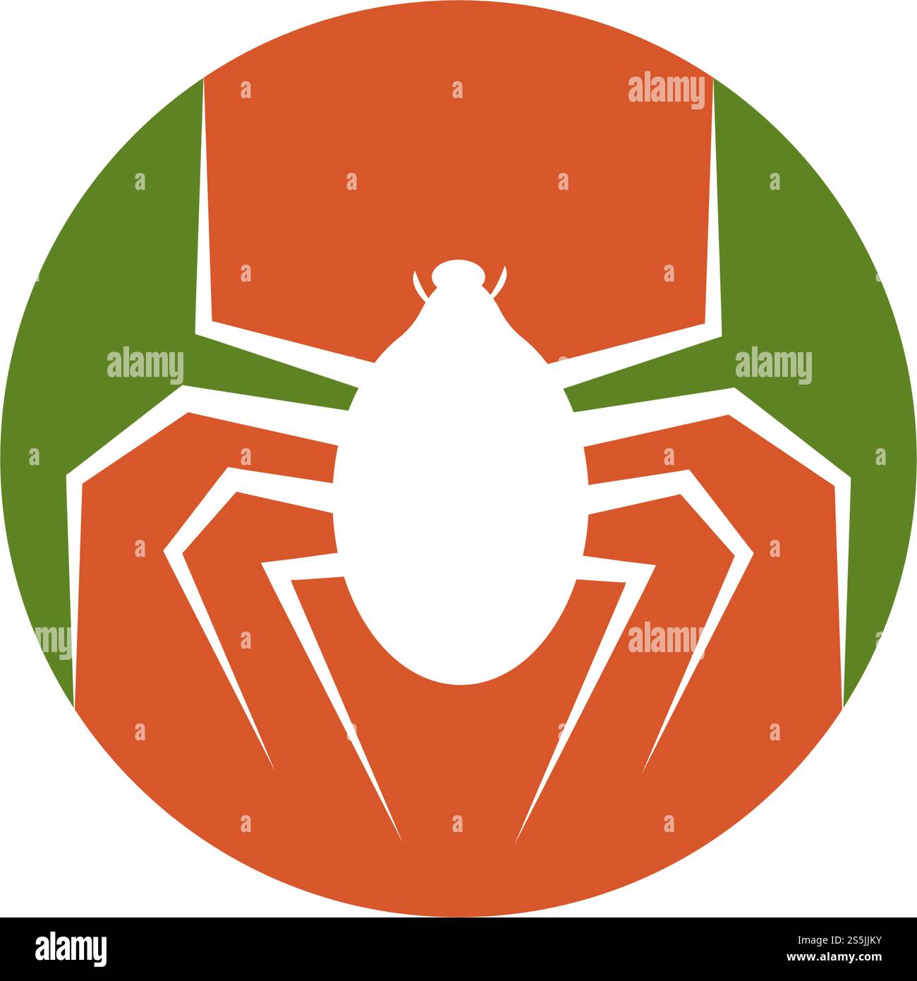 spider ilustration logo vector template Stock Vector