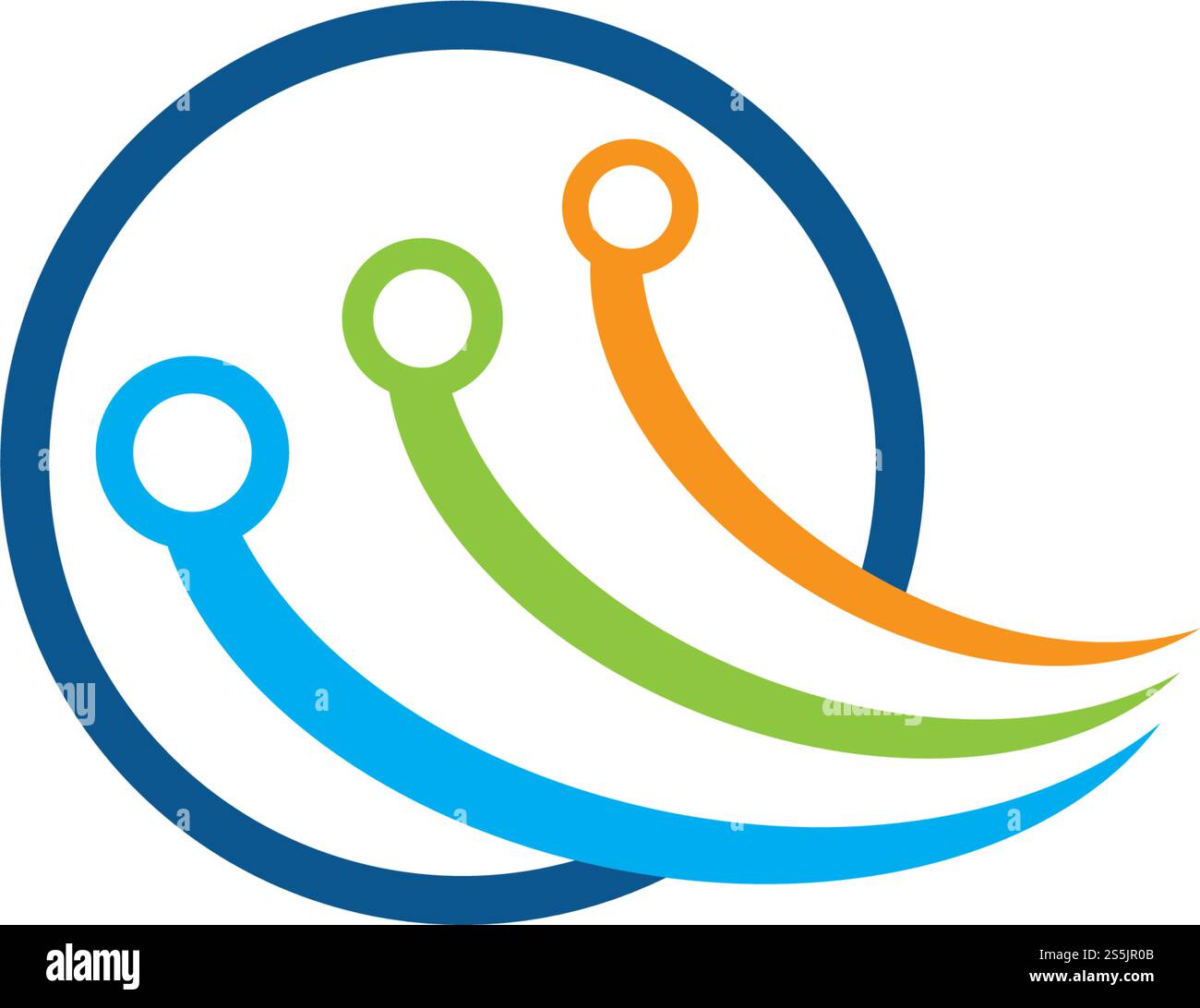 circuit technology ilustration vector template Stock Vector