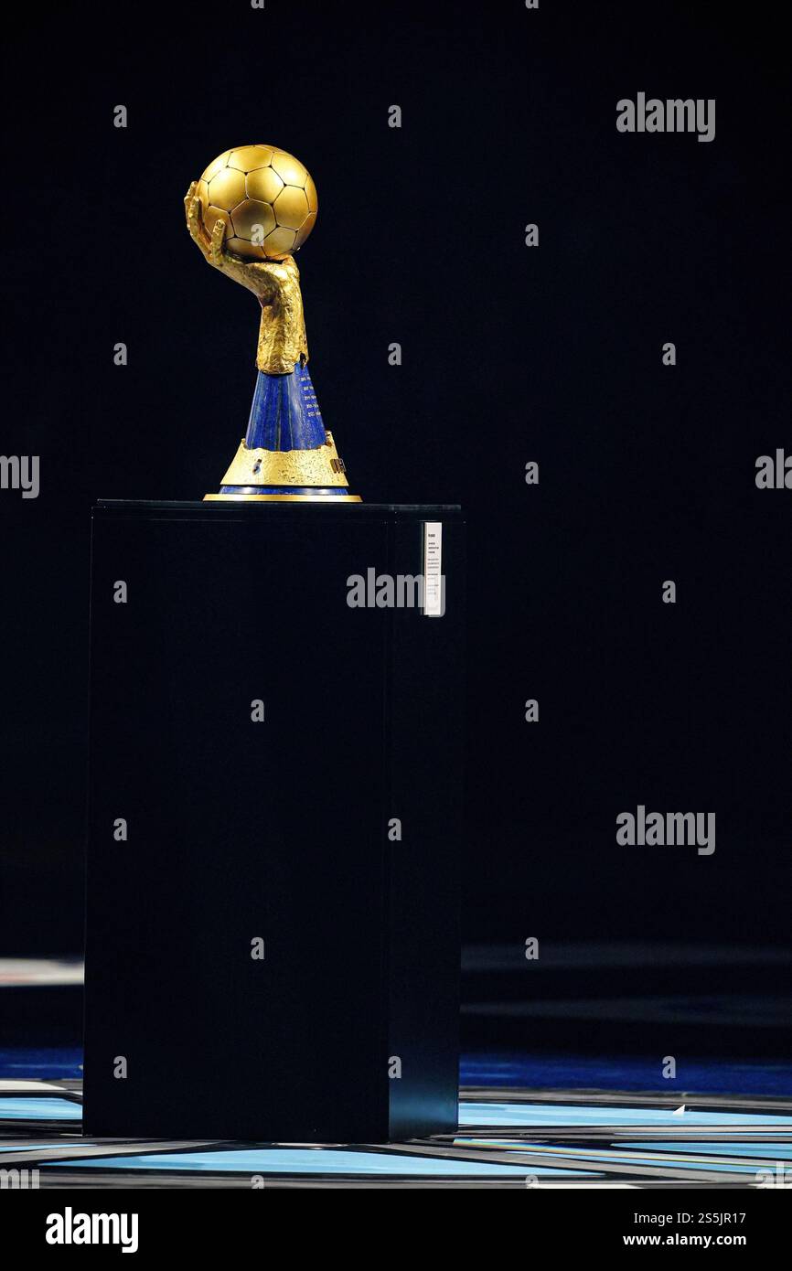 Weltmeisterschaftspokal, WM Pokal DEN, Eroeffnungsfeier, Handball, IHF Weltmeisterschaft 2025