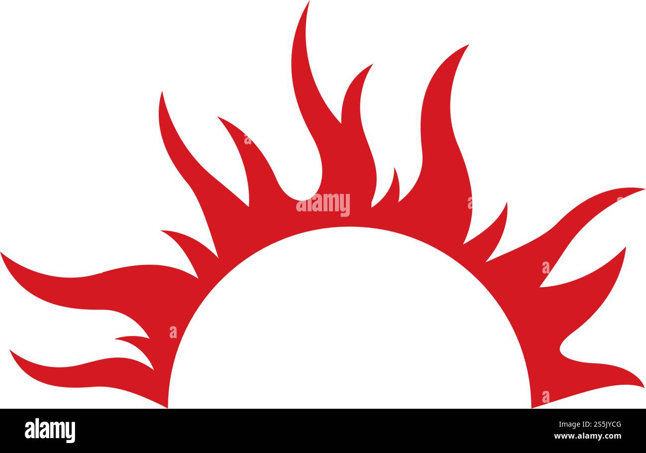 Fire flame vector ilustration Template Stock Vector Image & Art - Alamy