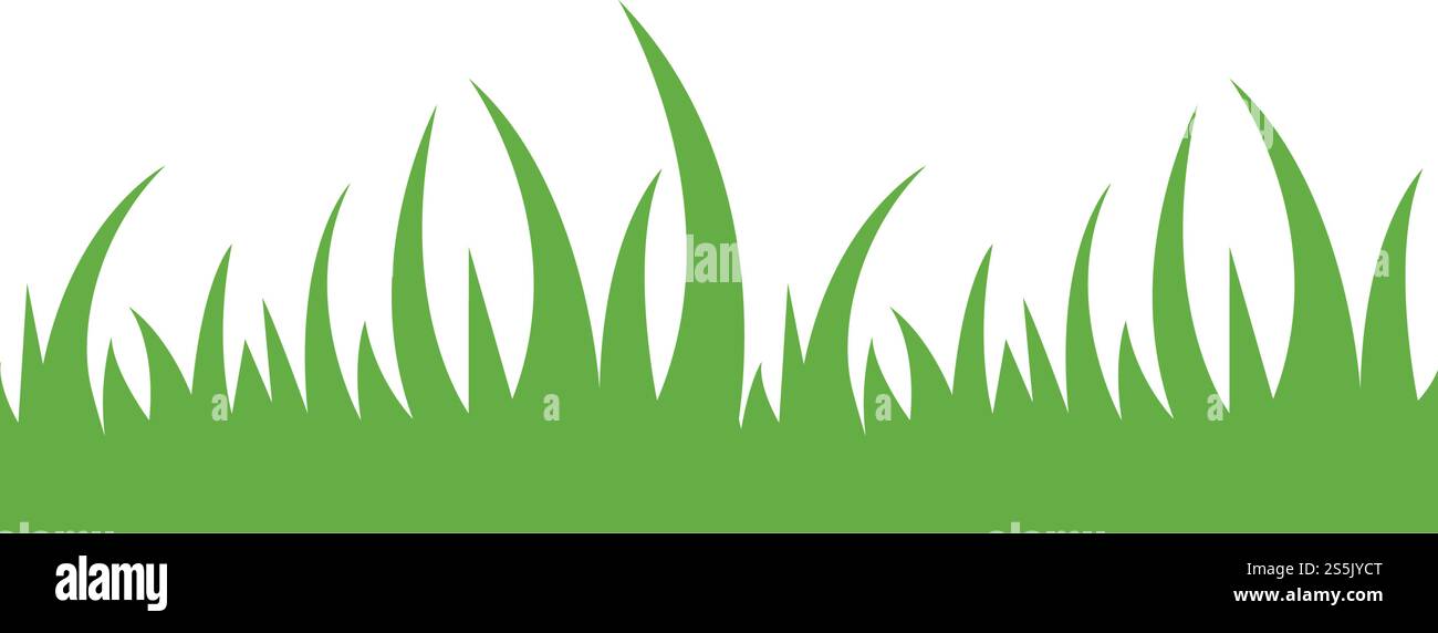 Grass ilustration vector template Stock Vector
