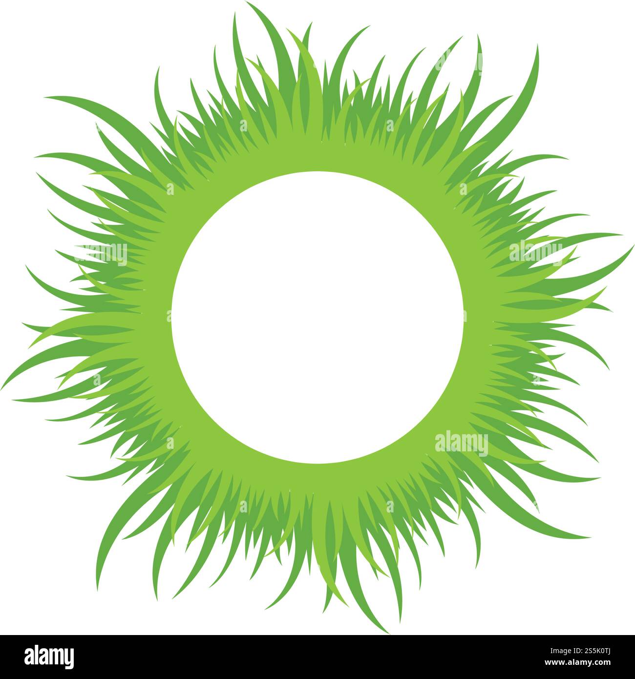 Grass ilustration vector template Stock Vector