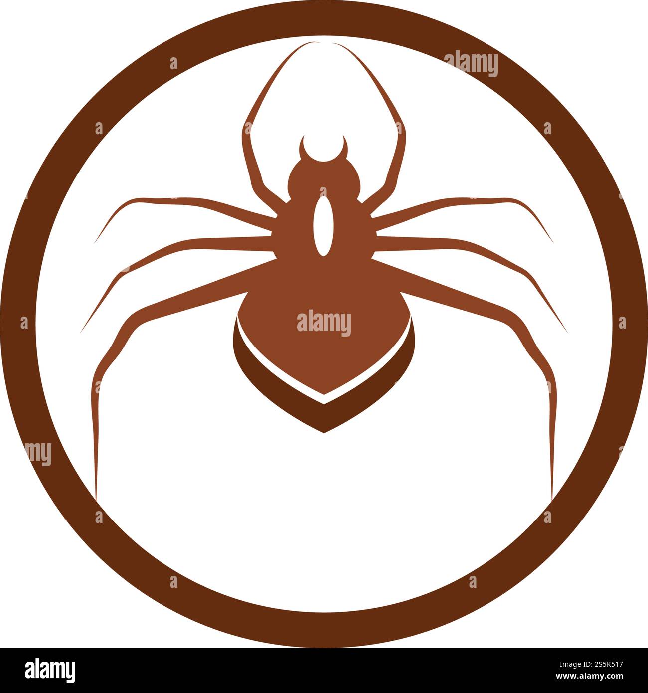spider ilustration logo vector template Stock Vector