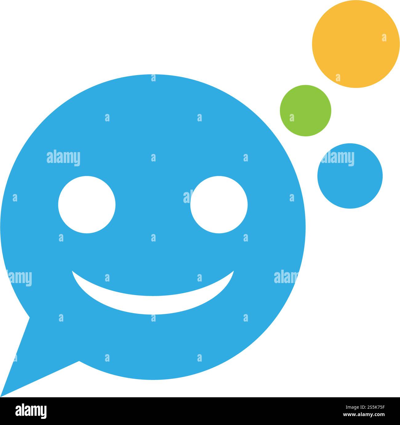 Speech bubble icon Logo template vector illustration Stock Vector Image ...