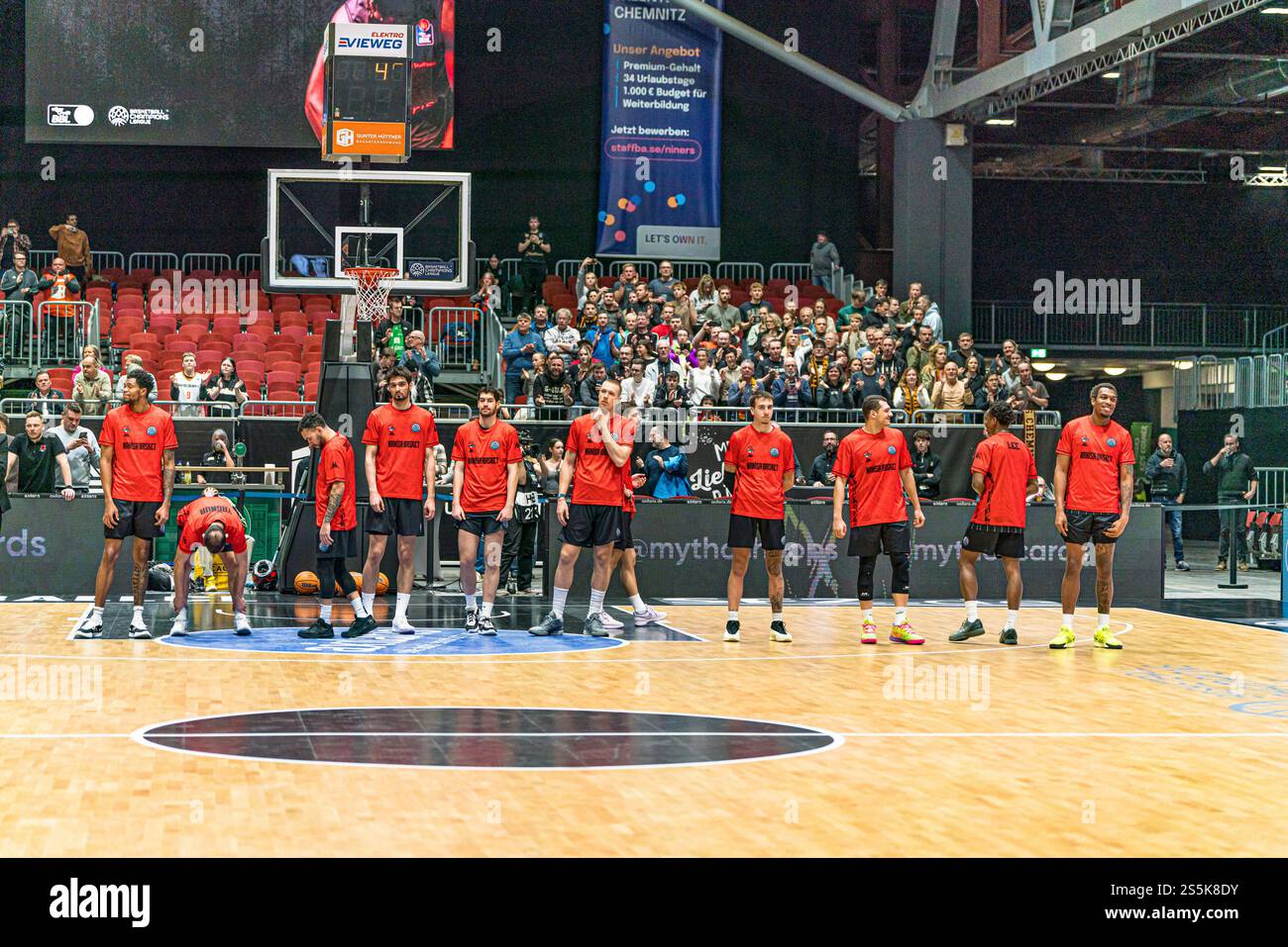Chemnitz, Deutschland 14. Januar 2025: FIBA - Basketball CL - 2024/2025 ...