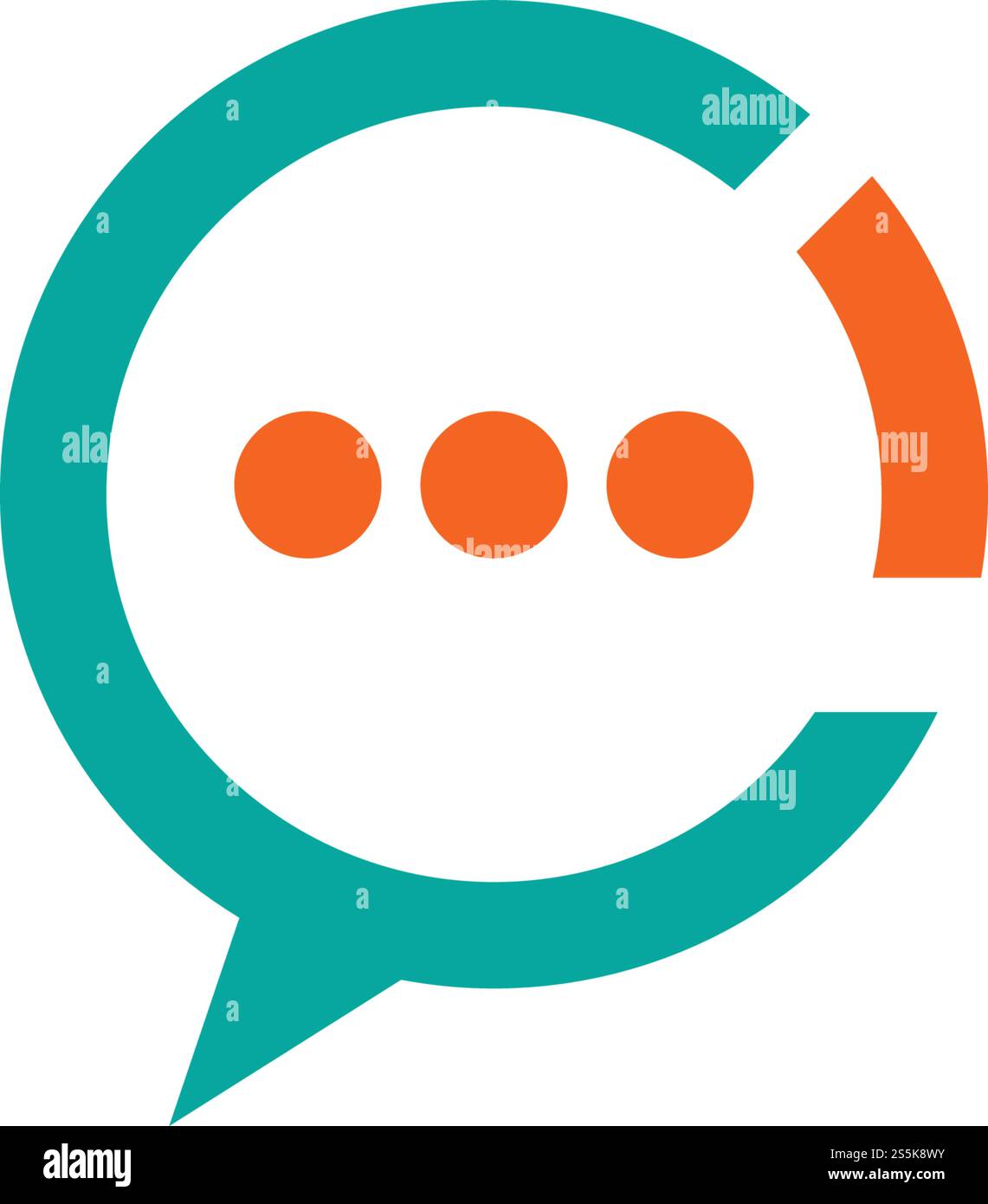 Speech bubble icon Logo template vector illustration Stock Vector Image ...