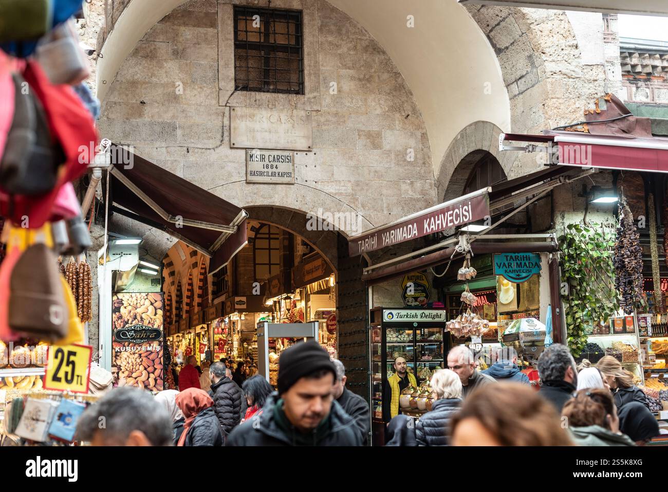 Entrance gate to the Istanbul Spice Bazaar. The Spice Bazaar otherwise ...