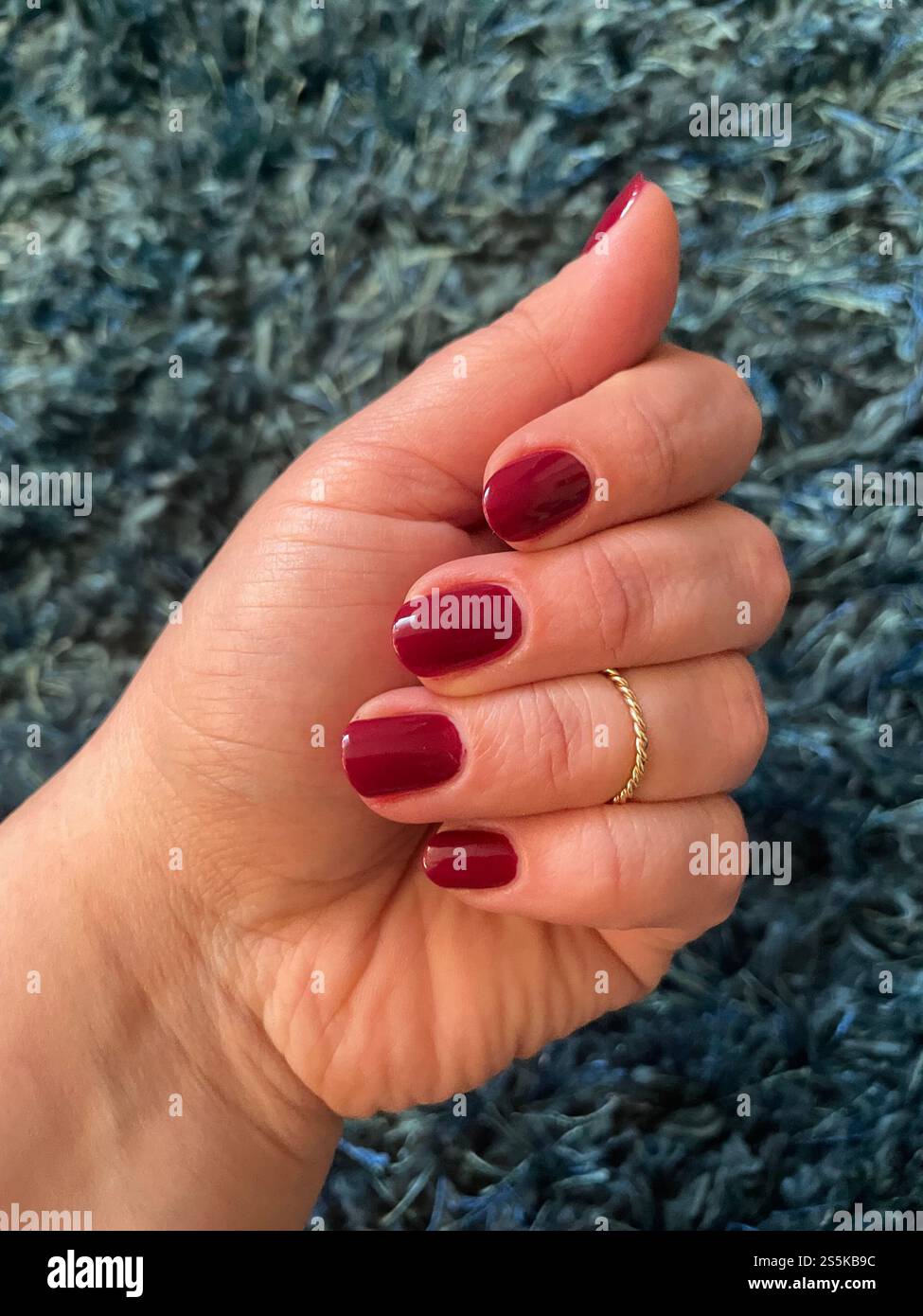 Natural Nails - Smartphone Captured Stock Image