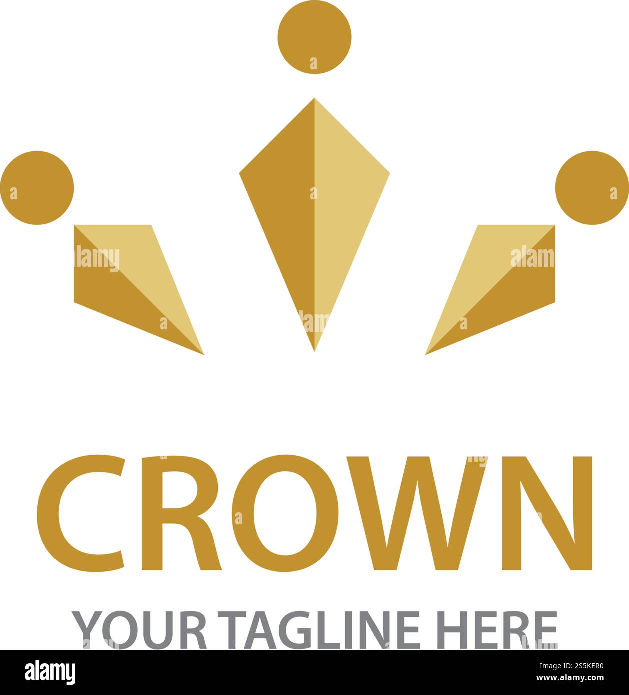 Luxury Crown Logo Template vector illustration Stock Vector Image & Art ...