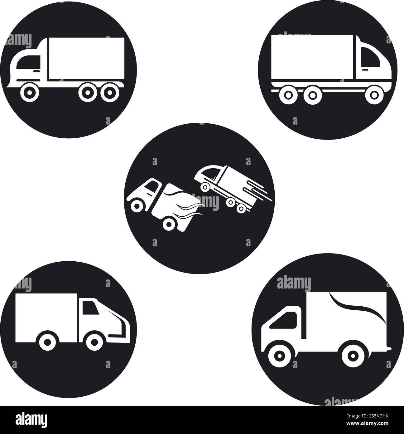 delivery truck icon template design Stock Vector Image & Art - Alamy