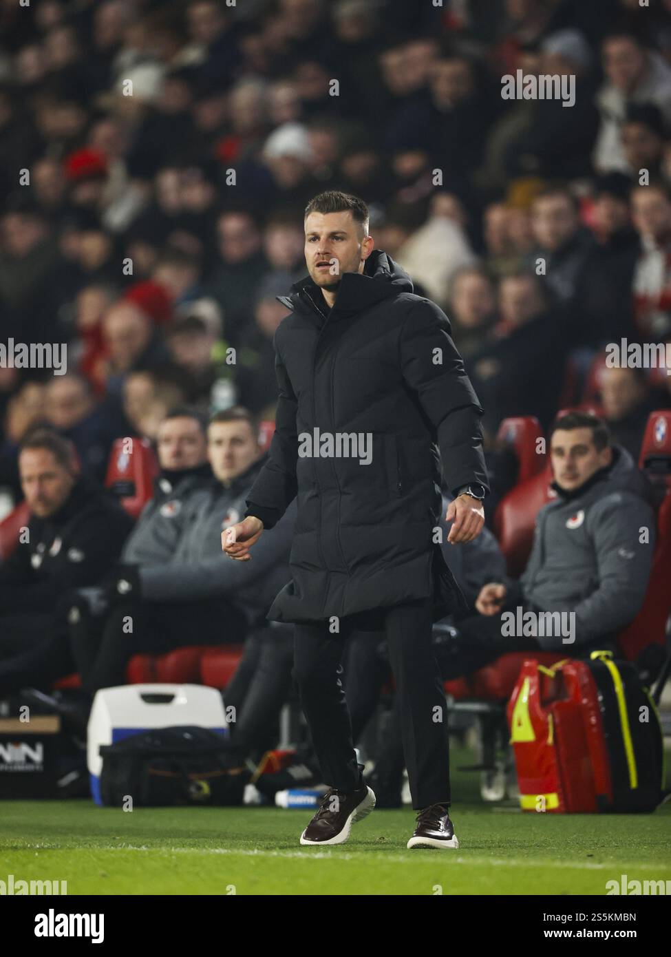 EINDHOVEN - Excelsior Rotterdam coach Ruben den Uil during the KNVB Cup ...