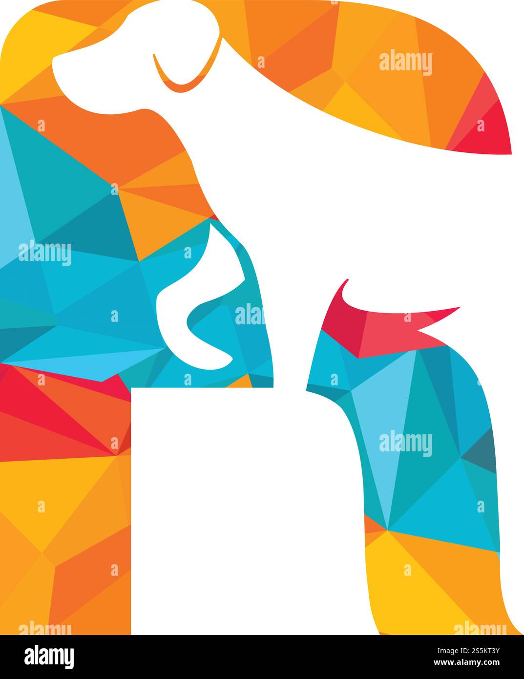 Letter R and Dog head vector logo design. Pet care logo design. Pet ...