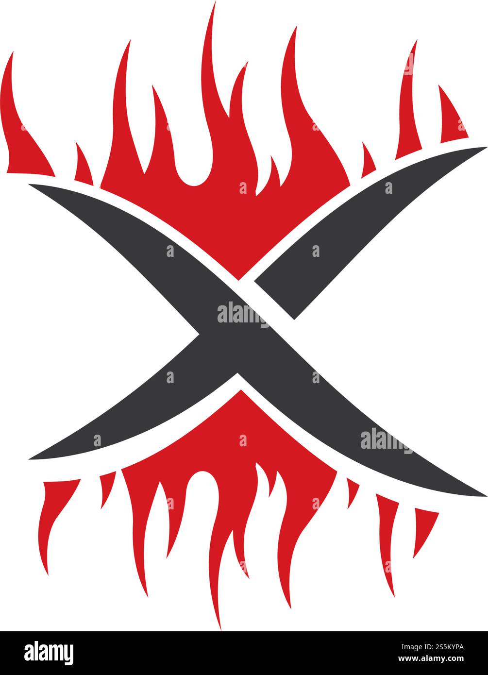 Fire flame vector ilustration Template Stock Vector Image & Art - Alamy