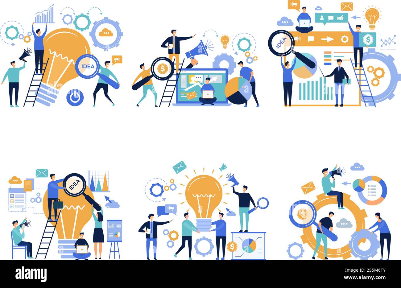 Promoting and announcing Stock Vector Images - Alamy