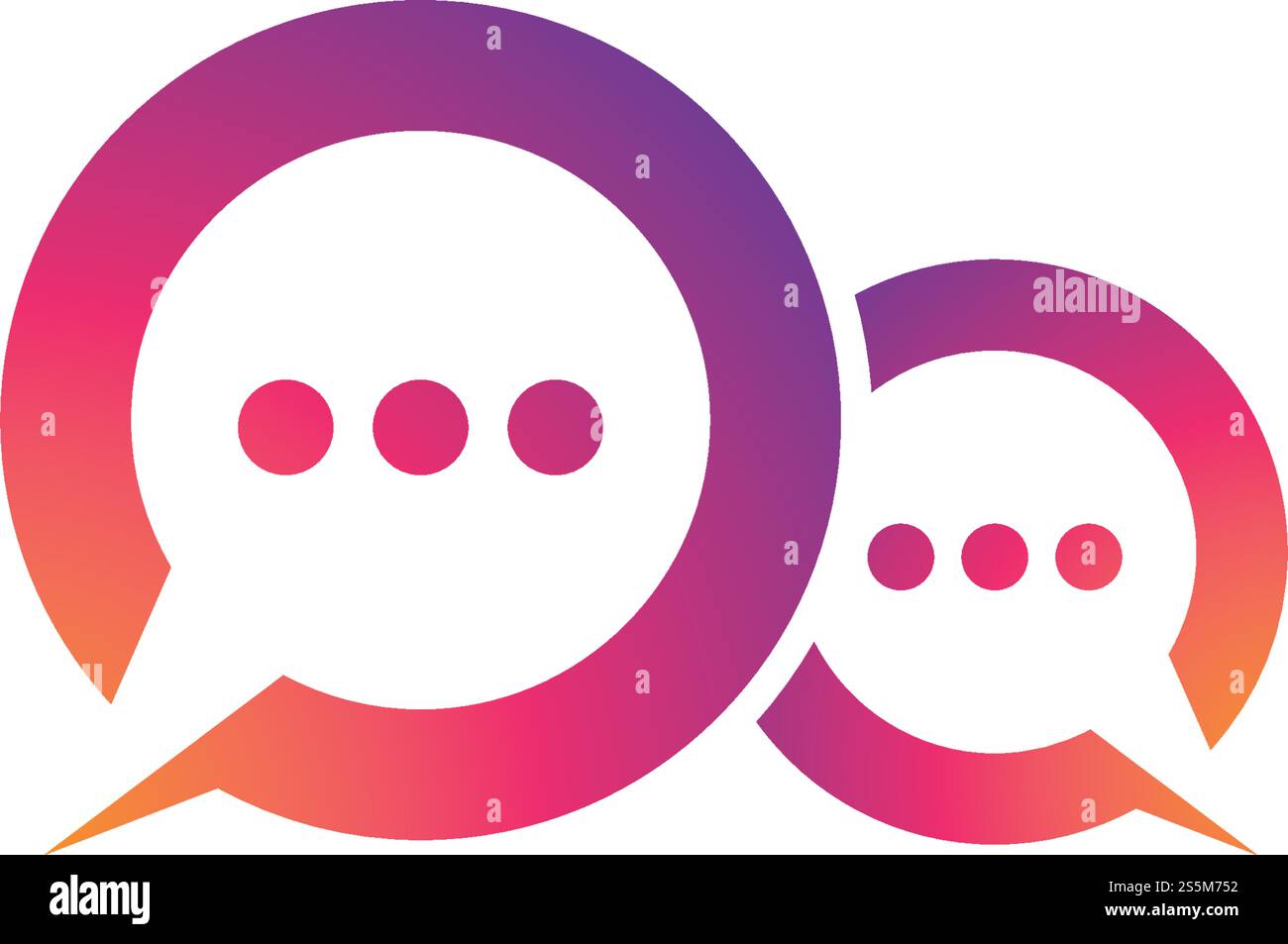 Speech bubble icon Logo template vector illustration Stock Vector Image ...