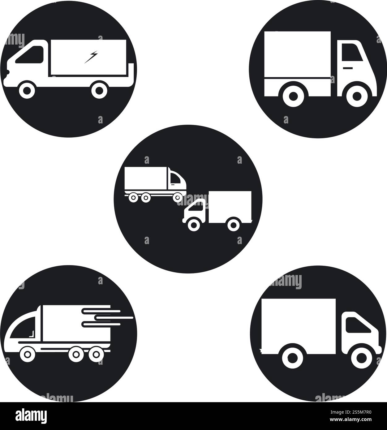 delivery truck icon template design Stock Vector Image & Art - Alamy