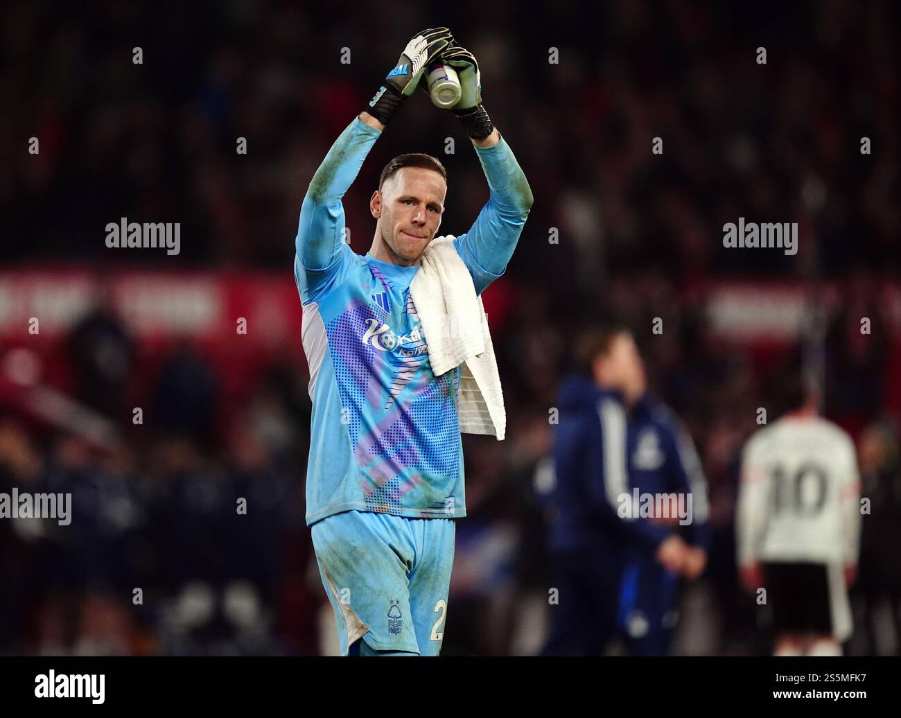 Nottingham Forest goalkeeper Matz Sels following the Premier League match at The City Ground