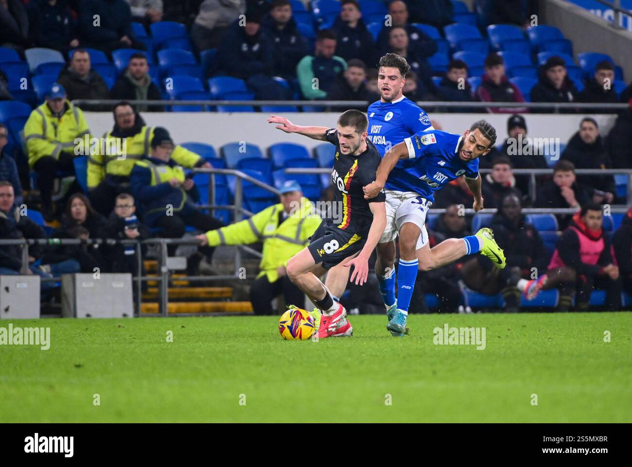 Cardiff City Stadium, Cardiff, UK. 14th Jan, 2025. EFL Championship ...