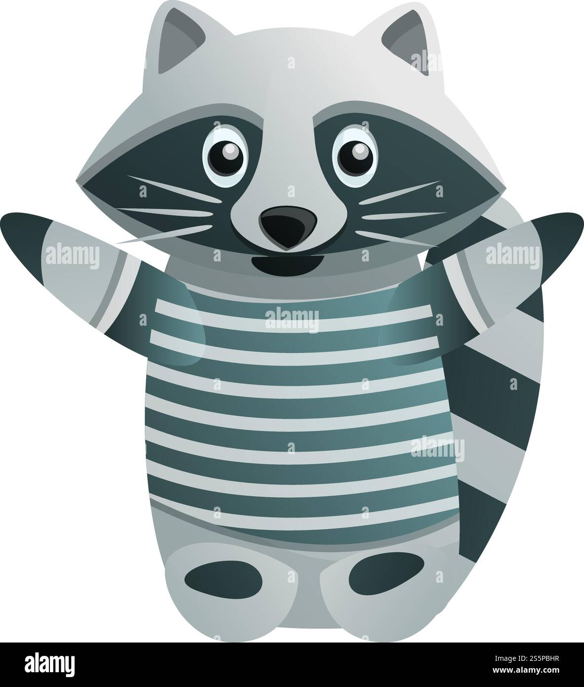 Marine raccoon icon. Cartoon of marine raccoon vector icon for web ...