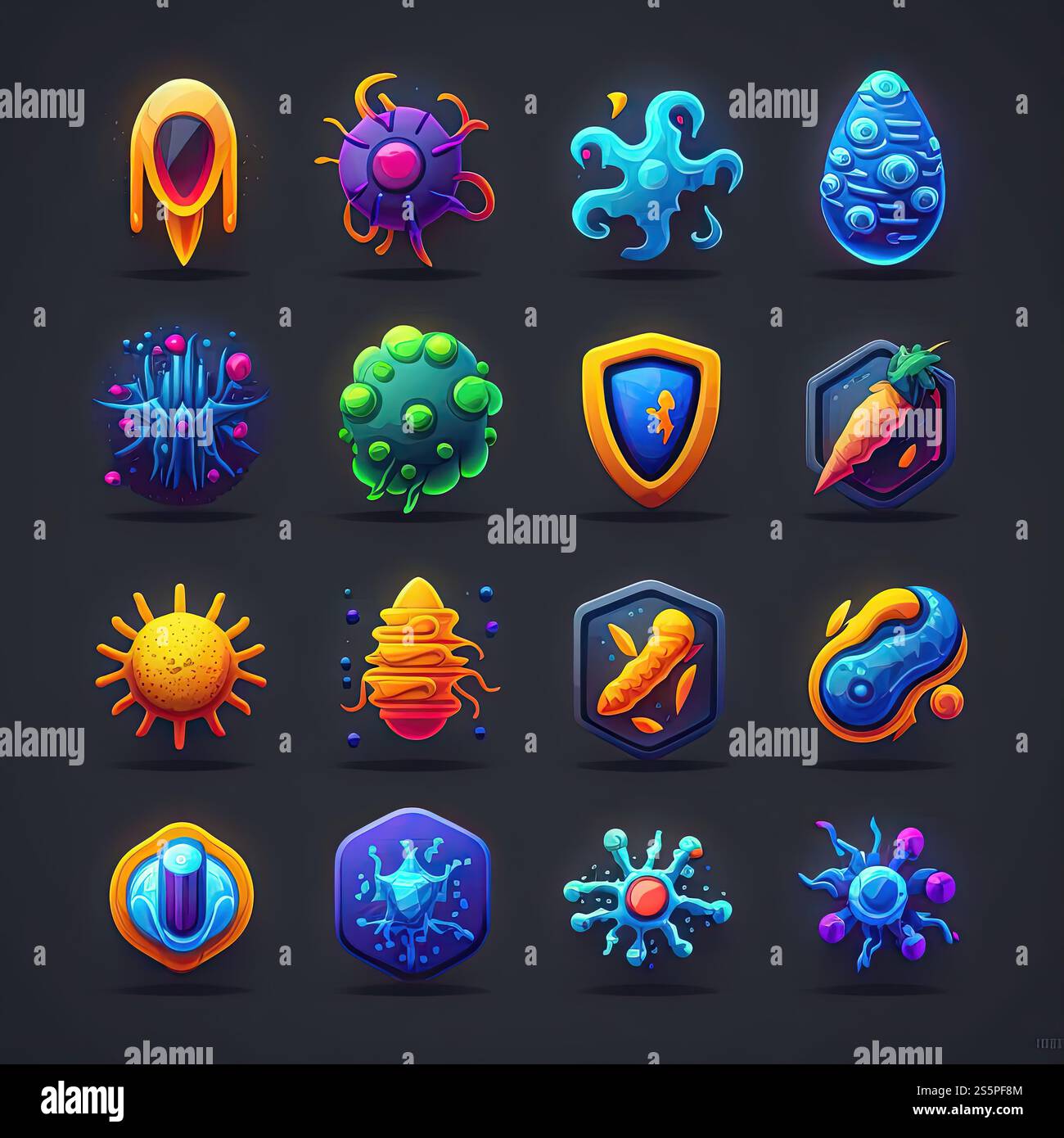 bacterium virus bacteria ai generated. science health, pathogen germ ...