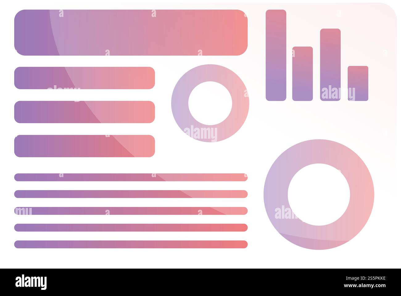 Graph table icon. Cartoon of graph table vector icon for web design ...