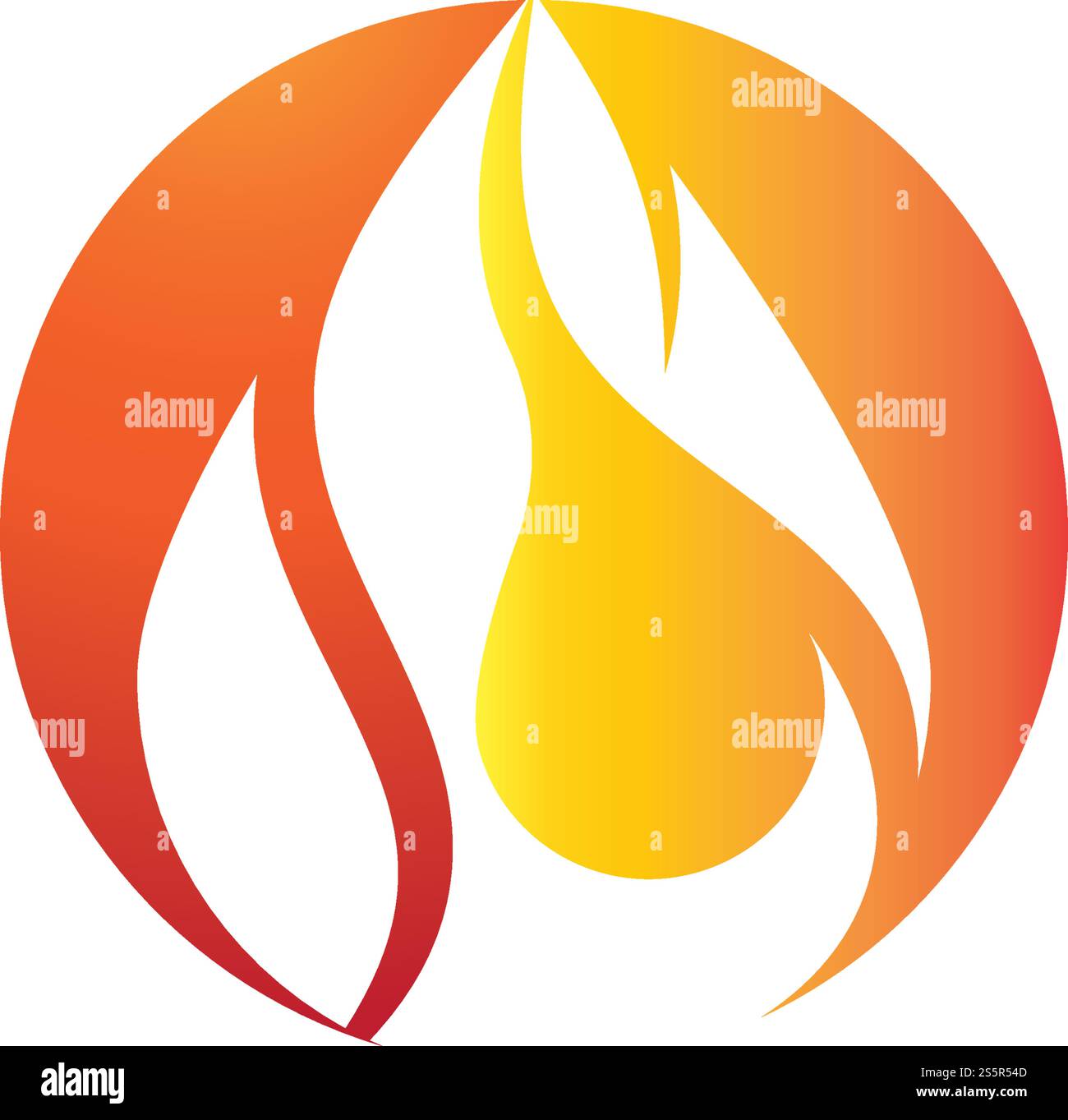 Fire flame Logo vector Template Stock Vector Image & Art - Alamy