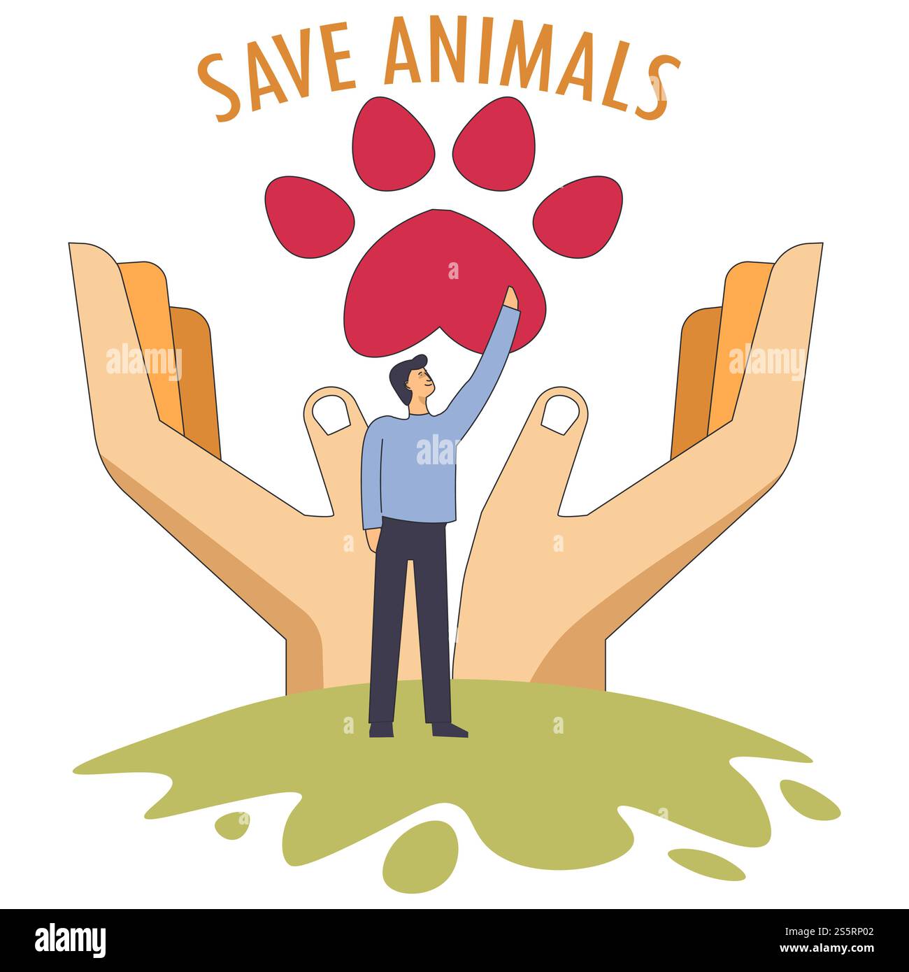 Lonely symbolic Stock Vector Images - Alamy