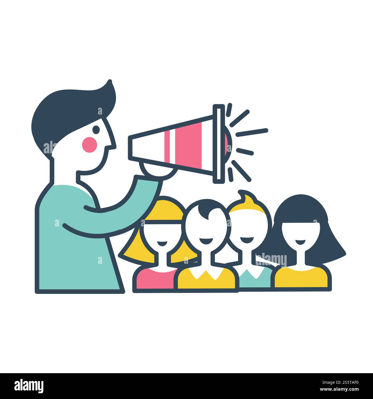 Citizen speaking community Stock Vector Images - Alamy