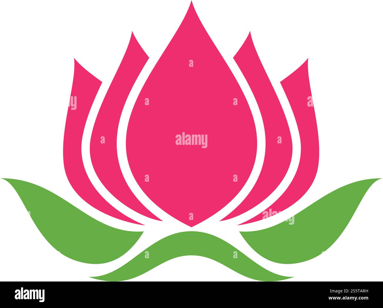 Lotus flowers logo Template icon Stock Vector Image & Art - Alamy