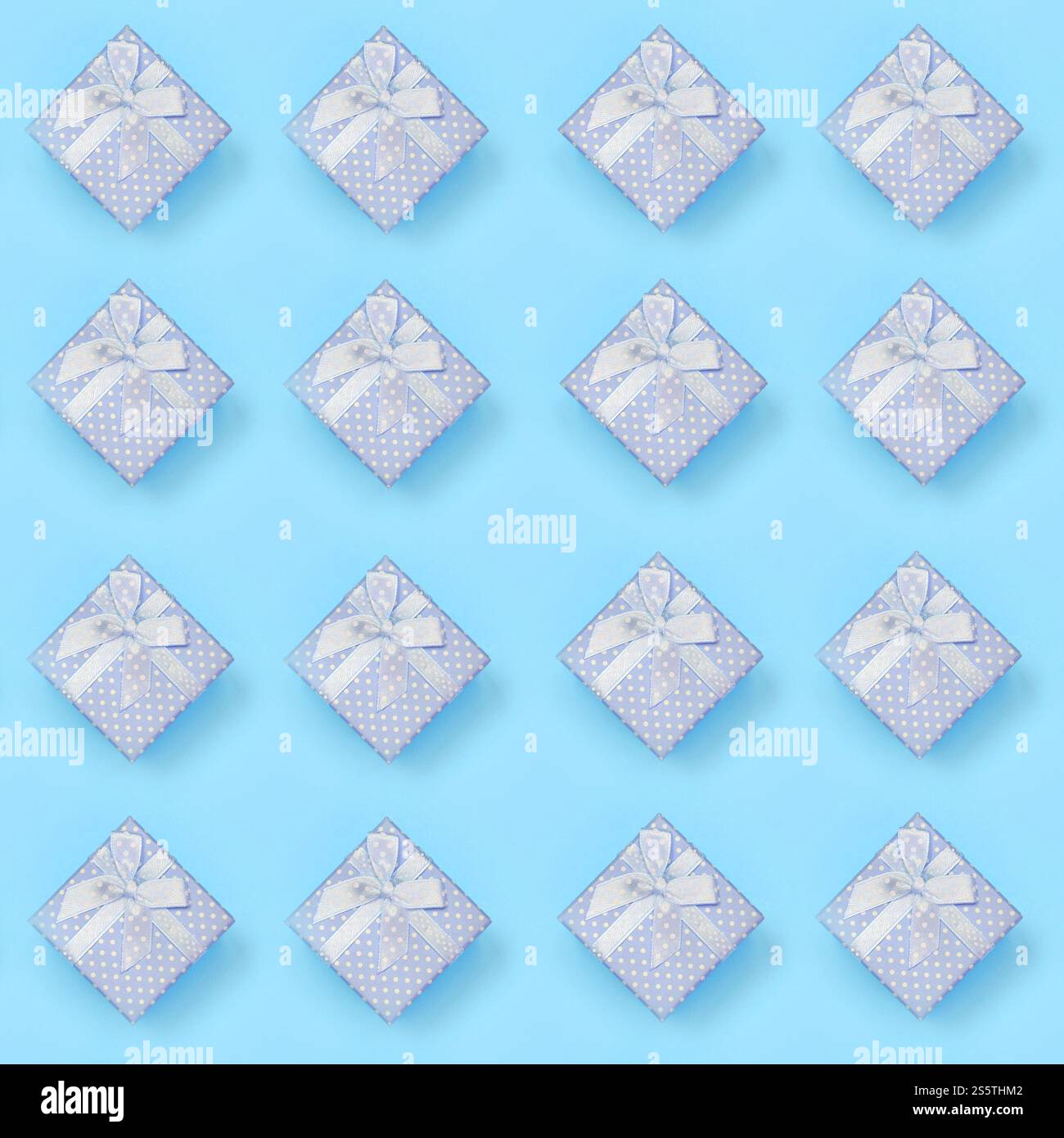 Blue Box Box Pattern A lot of blue gift boxes lies on texture background of fashion pastel ...