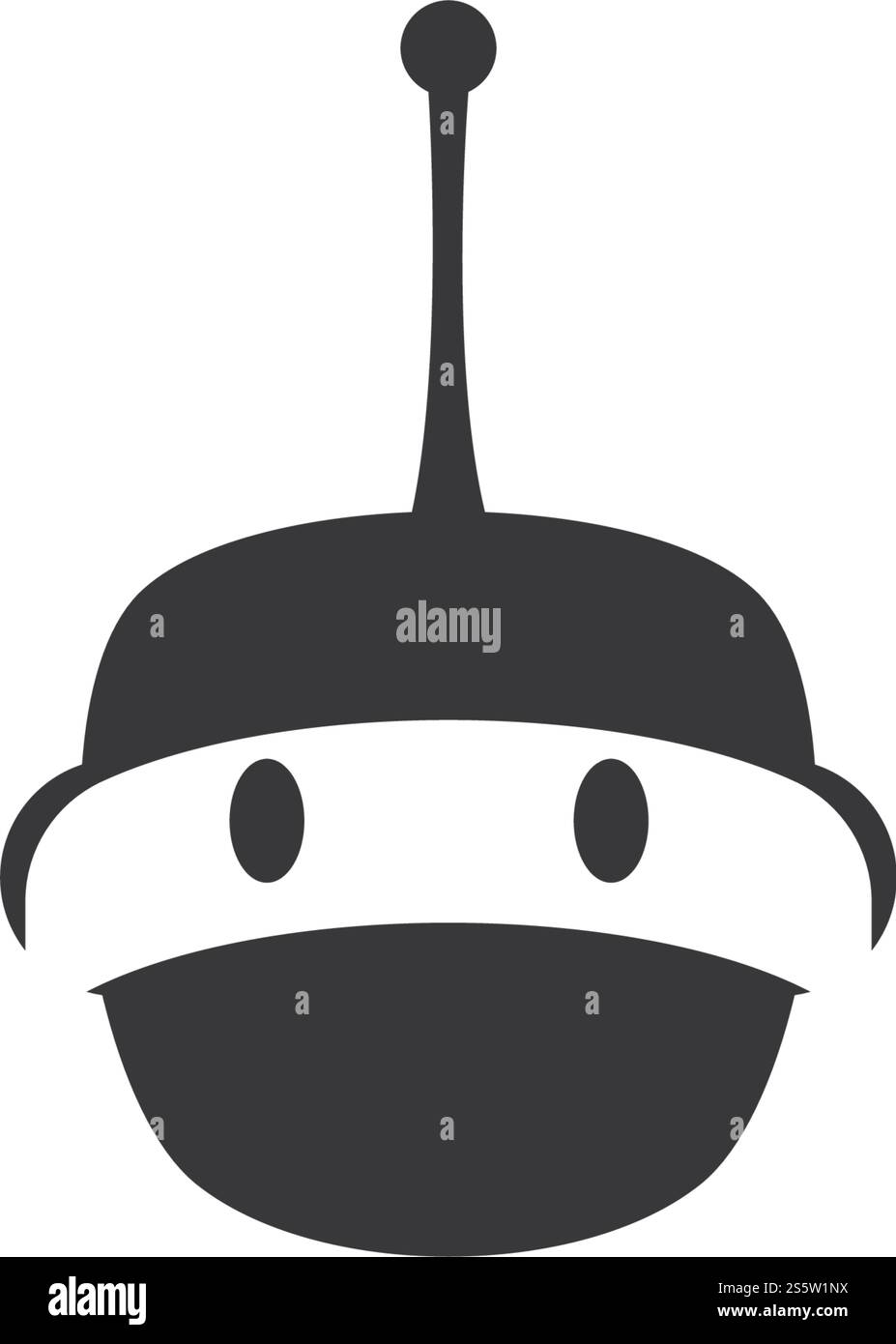 Robot head logo vector template Stock Vector Image & Art - Alamy