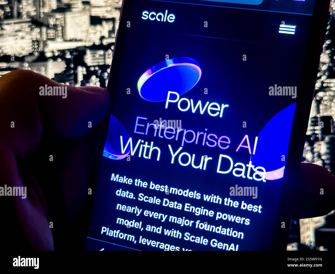 January 12, 2025, United States of America: Scale Inc.Scale AI, Inc. is ...