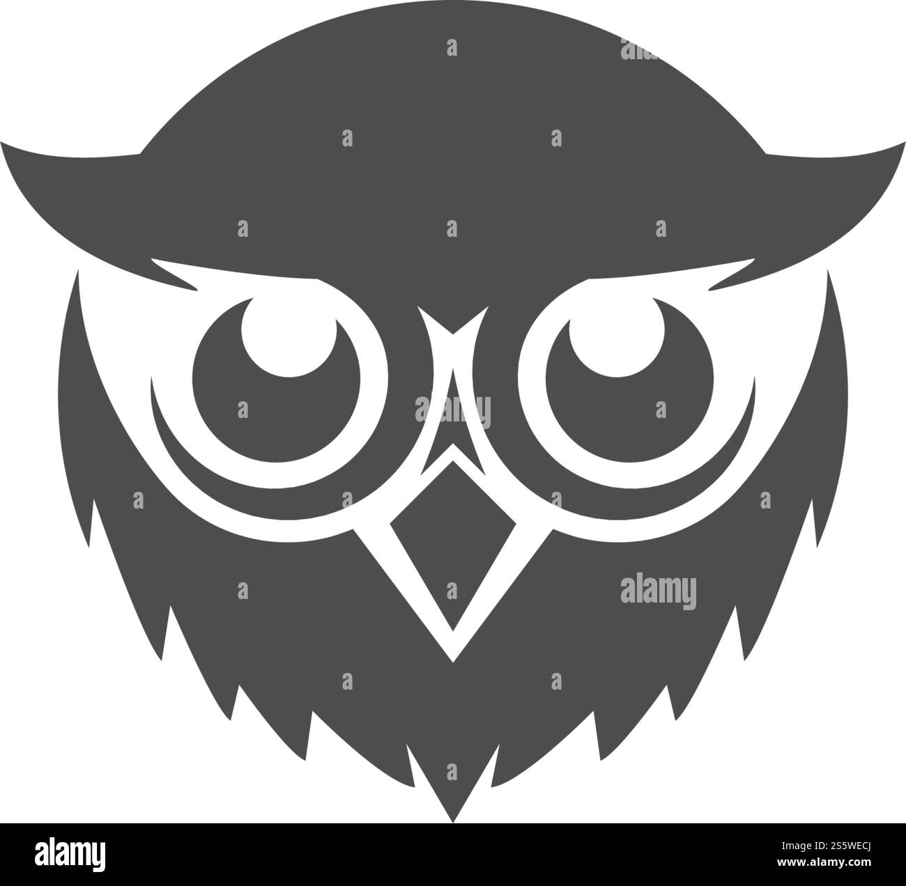 Owl logo vector icon template Stock Vector Image & Art - Alamy