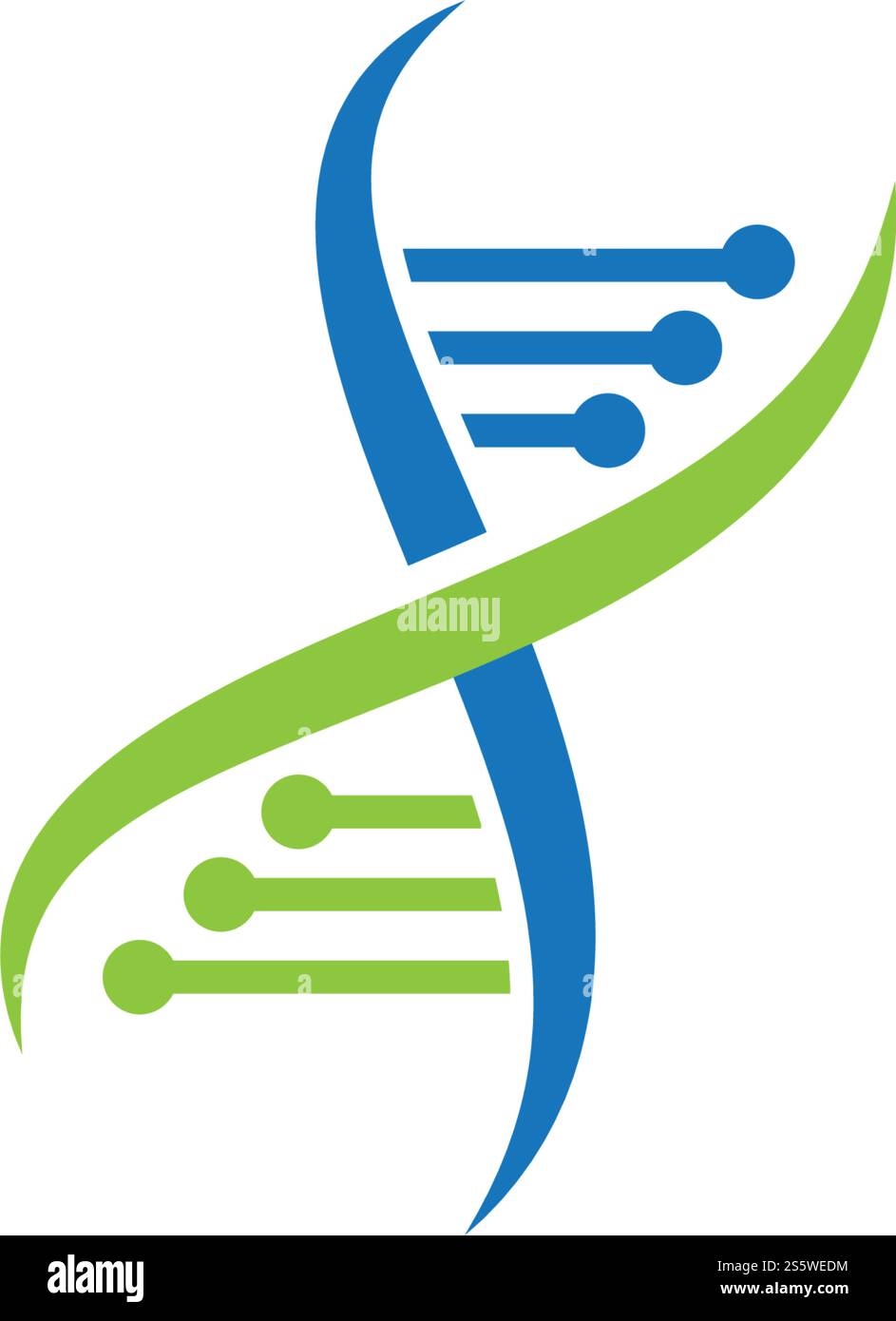 DNA logo vector icon template Stock Vector Image & Art - Alamy